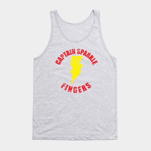 Captain Sparkle Fingers from the Shazam! Movie Tank Top by geekers25